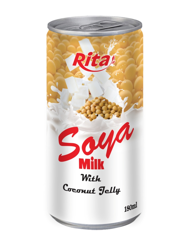 180ml Soy Milk with Coco Jelly RITA Fruit Juice